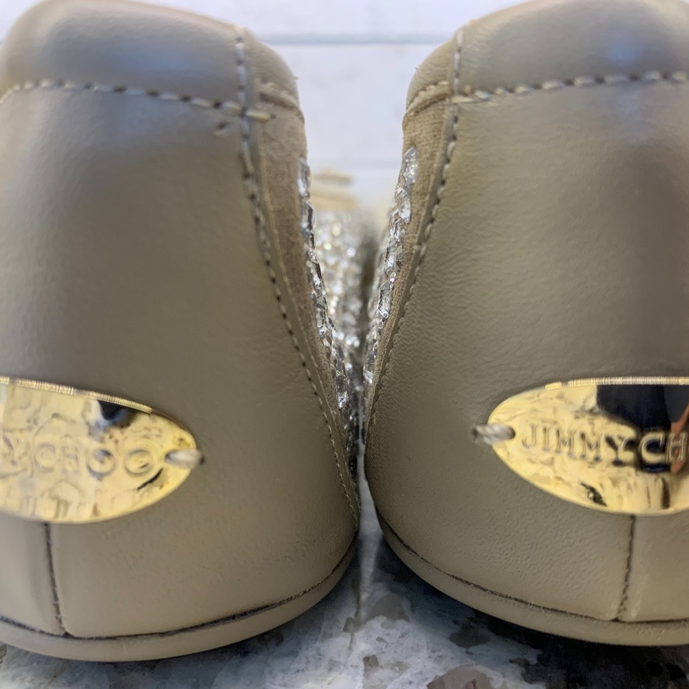 Jimmy Choo Weber Crystal Ballet Flats - Picture 5 of 5